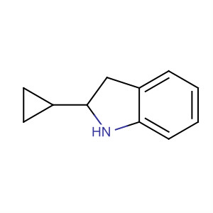 2-Cyclopropylindoline Structure,835893-49-7Structure