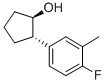 Trans-2-(4-fluoro-3-methylphenyl)cyclopentanol Structure,835912-96-4Structure