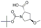 (2S,4r)-n-boc-4-methoxypyrrolidine-2-carboxylic acid Structure,83624-01-5Structure