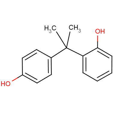 2,4’-Bisphenol a Structure,837-08-1Structure