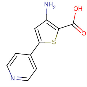 3-Amino-5-(pyridin-4-yl)thiophene-2-carboxylic acid Structure,83739-50-8Structure