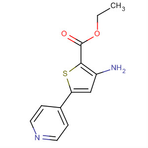 Ethyl 3-amino-5-(pyridin-4-yl)thiophene-2-carboxylate Structure,83739-57-5Structure