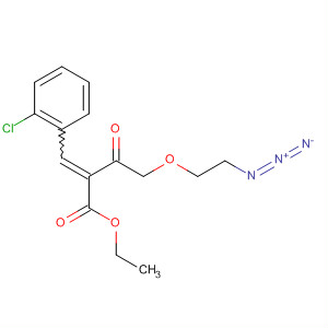 Ethyl (2-azidoethoxy)aceto-2-(2-chlorophenylmethylene)acetate Structure,837427-86-8Structure