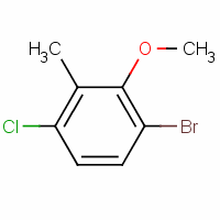 1-Bromo-4-chloro-2-methoxy-5-methylbenzene Structure,83803-57-0Structure