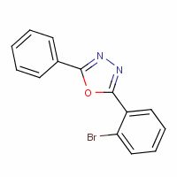 2-(2-Bromophenyl)-5-phenyl-1,3,4-oxadiazole Structure,83817-43-0Structure