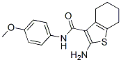 2-Amino-4,5,6,7-tetrahydro-benzo[b]thiophene-3-carboxylic acid (4-methoxy-phenyl)-amide Structure,83822-33-7Structure