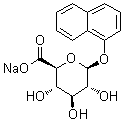 1-Naphthyl -β-d-glucuronide sodium salt Structure,83833-12-9Structure