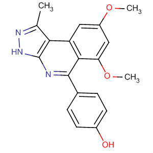 4-[1-Methyl-6,8-bis(methyloxy)-3h-pyrazolo[3,4-c]isoquinolin-5-yl]phenol Structure,838854-61-8Structure