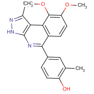 2-Methyl-4-[1-methyl-8,9-bis(methyloxy)-3h-pyrazolo[3,4-c]isoquinolin-5-yl]phenol Structure,838854-96-9Structure