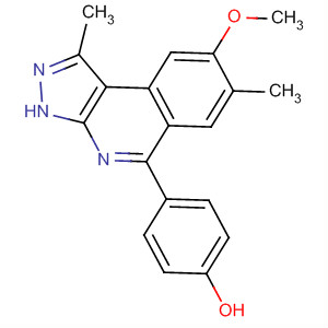 4-[1,7-Dimethyl-8-(methyloxy)-3h-pyrazolo[3,4-c]isoquinolin-5-yl]phenol Structure,838855-19-9Structure