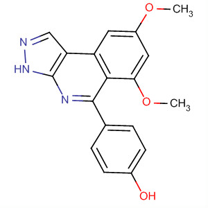 4-[6,8-Bis(methyloxy)-3h-pyrazolo[3,4-c]isoquinolin-5-yl]phenol Structure,838855-37-1Structure