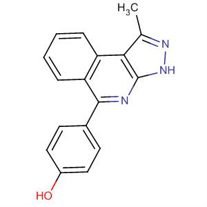 4-(1-Methyl-3h-pyrazolo[3,4-c]isoquinolin-5-yl)phenol Structure,838855-51-9Structure