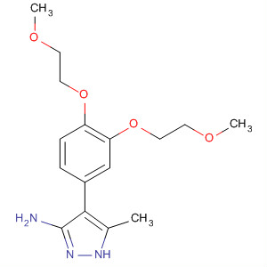 4-(3,4-Bis{[2-(methyloxy)ethyl]oxy}phenyl)-3-methyl-1h-pyrazol-5-amine Structure,838856-15-8Structure