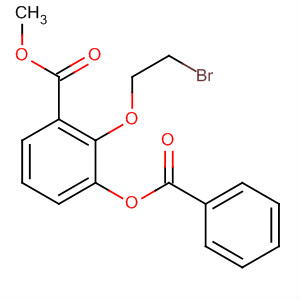 Methyl 2-[(2-bromoethyl)oxy]-3-[(phenylcarbonyl)oxy]benzoate Structure,838857-78-6Structure