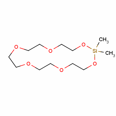 1,1-Dimethylsila-17-crown-6 Structure,83890-22-6Structure