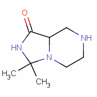 Hexahydro-3,3-dimethylimidazo[1,5-a]pyrazin-1(5h)-one Structure,83898-63-9Structure