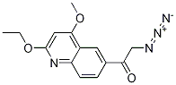 2-Azido-1-(2-ethoxy-4-methoxyquinolin-6-yl)ethanone Structure,83938-92-5Structure