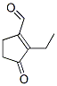 2-Ethyl-3-oxo-1-cyclopentene-1-carboxaldehyde Structure,83960-83-2Structure