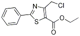 Ethyl 4-(chloromethyl)-2-phenylthiazole-5-carboxylate Structure,83983-12-4Structure