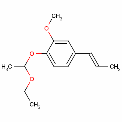 2-(1-Ethoxyethoxy)-5-(1-propenyl)anisole Structure,84029-92-5Structure