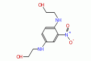 Bis-1,4-(2-hydroxyethylamino)-2-nitrobenzene Structure,84041-77-0Structure