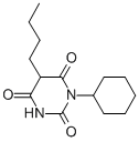 5-Butyl-1-Cyclohexyl-1,3-Diazinane-2,4,6-Trione Structure,841-73-6Structure