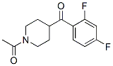 1-[4-(2,4-Difluorobenzoyl)-1-piperidinyl]-1-ethanone Structure,84162-82-3Structure