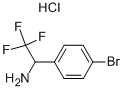 1-(4-Bromophenyl)-2,2,2-trifluoroethanamine Structure,842169-72-6Structure