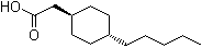 Trans-4-pentylcyclohexylacetic acid Structure,84219-03-4Structure