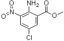 Methyl 2-amino-5-chloro-3-nitrobenzoate Structure,84228-49-9Structure