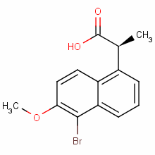 (S)-5-bromo naproxen Structure,84236-26-0Structure