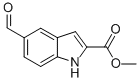 1H-indole-2-carboxylic acid,5-formyl-,methyl ester Structure,843619-25-0Structure