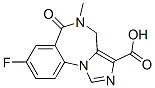 4H-imidazo[1,5-a][1,4]benzodiazepine-3-carboxylic acid, 8-fluoro-5,6-dihydro-5-methyl-6-oxo- Structure,84378-44-9Structure