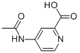 2-Pyridinecarboxylic acid,4-(acetylamino)- Structure,84487-16-1Structure