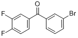 3-Bromo-3,4-difluorobenzophenone Structure,844879-35-2Structure