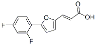 3-[5-(2,4-Difluorophenyl)-2-furyl]acrylic acid Structure,844891-16-3Structure