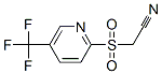 2-([5-(Trifluoromethyl)-2-pyridyl]sulfonyl)acetonitrile Structure,845266-24-2Structure