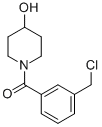 (3-Chloromethyl-phenyl)-(4-hydroxy-piperidin-1-yl)-methanone Structure,845266-34-4Structure