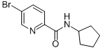 5-Bromo-n-cyclopentylpyridine-2-carboxamide Structure,845305-91-1Structure