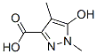 1H-pyrazole-3-carboxylic acid, 5-hydroxy-1,4-dimethyl- Structure,845675-32-3Structure