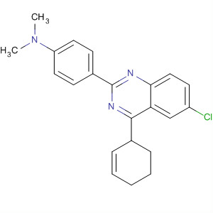 4-(6-Chloro-1,2,3,4-tetrahydro-4-phenyl-2-quinazolinyl)-n,n-dimethylbenzenamine Structure,84570-95-6Structure