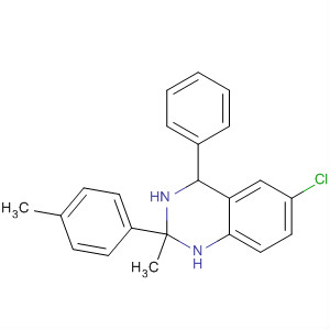 6-Chloro-1,2,3,4-tetrahydro-2-methyl-2-(4-methylphenyl)-4-phenylquinazoline Structure,84571-57-3Structure