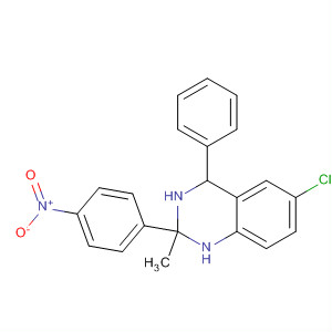 6-Chloro-1,2,3,4-tetrahydro-2-methyl-2-(4-nitrophenyl)-4-phenylquinazoline Structure,84571-58-4Structure