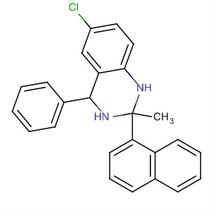 6-Chloro-1,2,3,4-tetrahydro-2-methyl-2-(1-naphthalenyl)-4-phenylquinazoline Structure,84571-59-5Structure