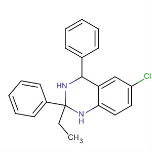 6-Chloro-2-ethyl-1,2,3,4-tetrahydro-2,4-diphenylquinazoline Structure,84571-61-9Structure