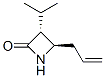 2-Azetidinone,3-(1-methylethyl)-4-(2-propenyl)-,trans-(9ci) Structure,84572-14-5Structure