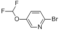 Pyridine, 2-bromo-5-(difluoromethoxy)- Structure,845827-14-7Structure