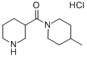 (4-Methylpiperidino)(3-piperidinyl)methanone hydrochloride Structure,845885-84-9Structure