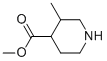 Methyl 3-methylpiperidine-4-carboxylate Structure,845909-33-3Structure