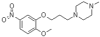 1-(3-(2-Methoxy-5-nitrophenoxy)propyl)-4-methylpiperazine Structure,846023-54-9Structure